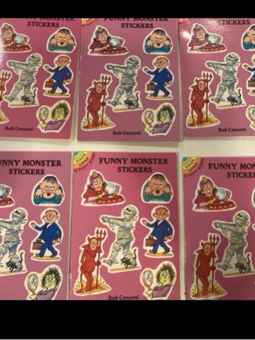 6-Funny Monster Stickers - Dover little activity books